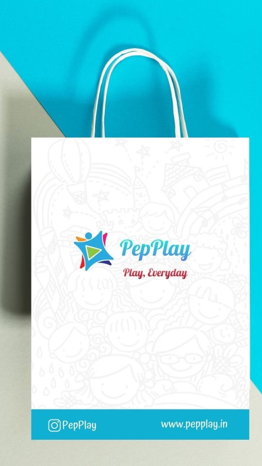 PepPlay Colour Me Paper Bag - Friends | Colour, Create & Carry Fun | 3+ Years