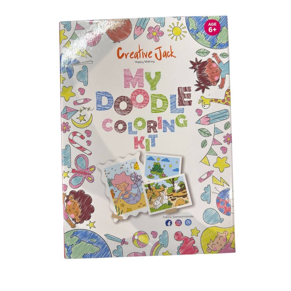 Creative Jack My Doodle Coloring Kit - DIY Coloring & Drawing Kit for Age 6+ Creative Jack