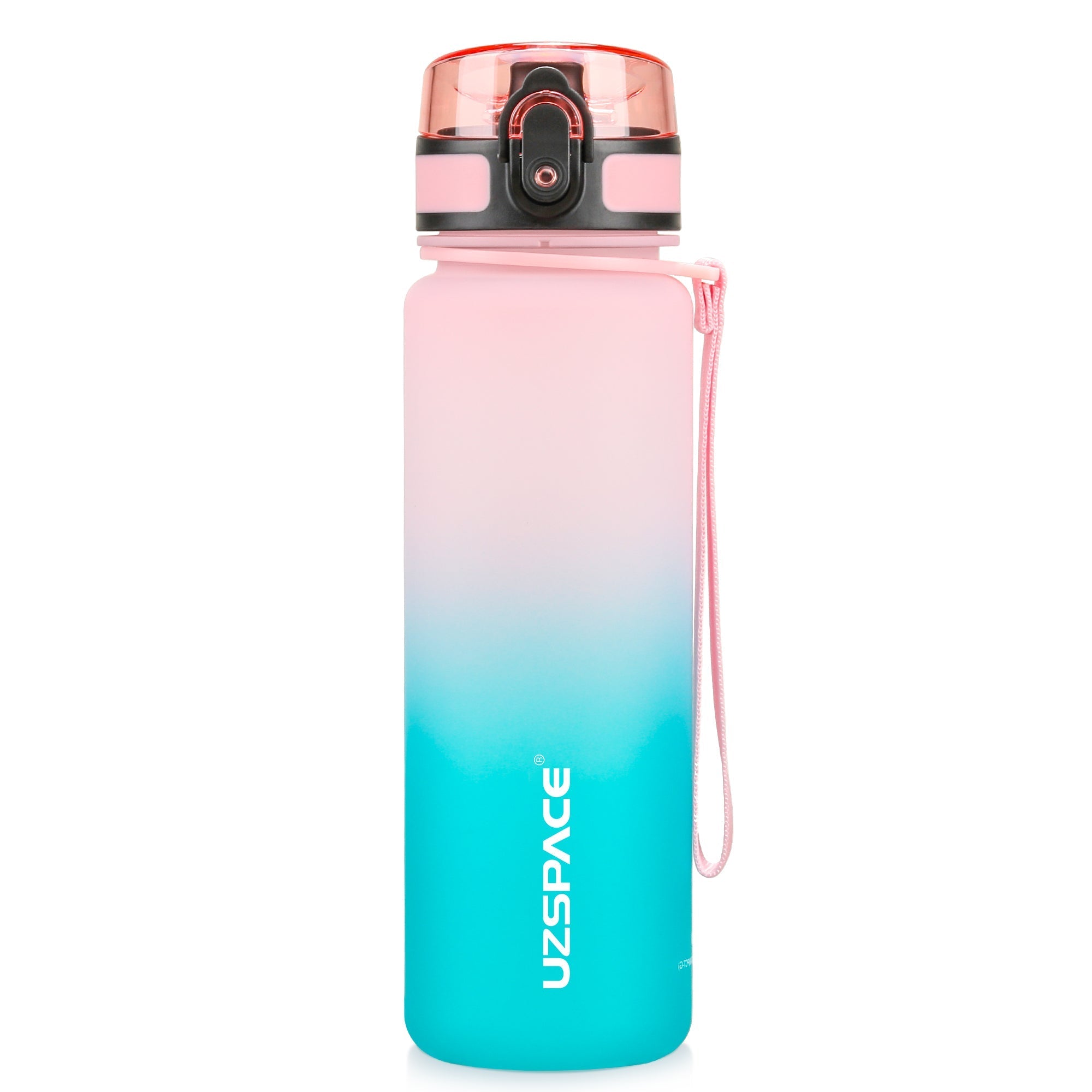 Uzspace Gradient Tritan Water Bottle BPA Free Leakproof Gym Bottle Uzspace