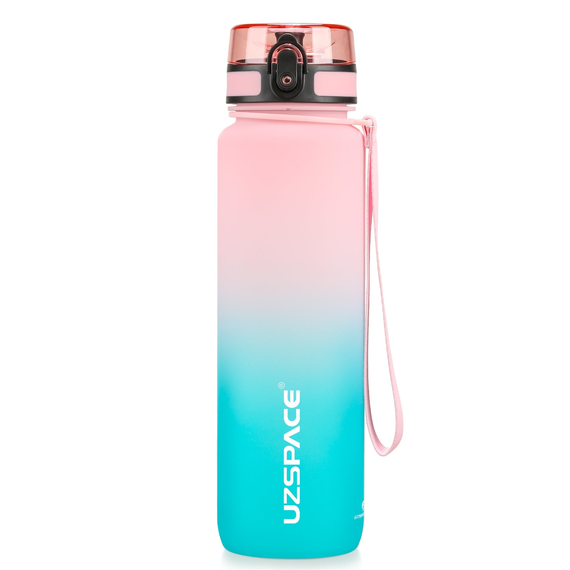 Uzspace Gradient Tritan Water Bottle BPA Free Leakproof Gym Bottle Uzspace