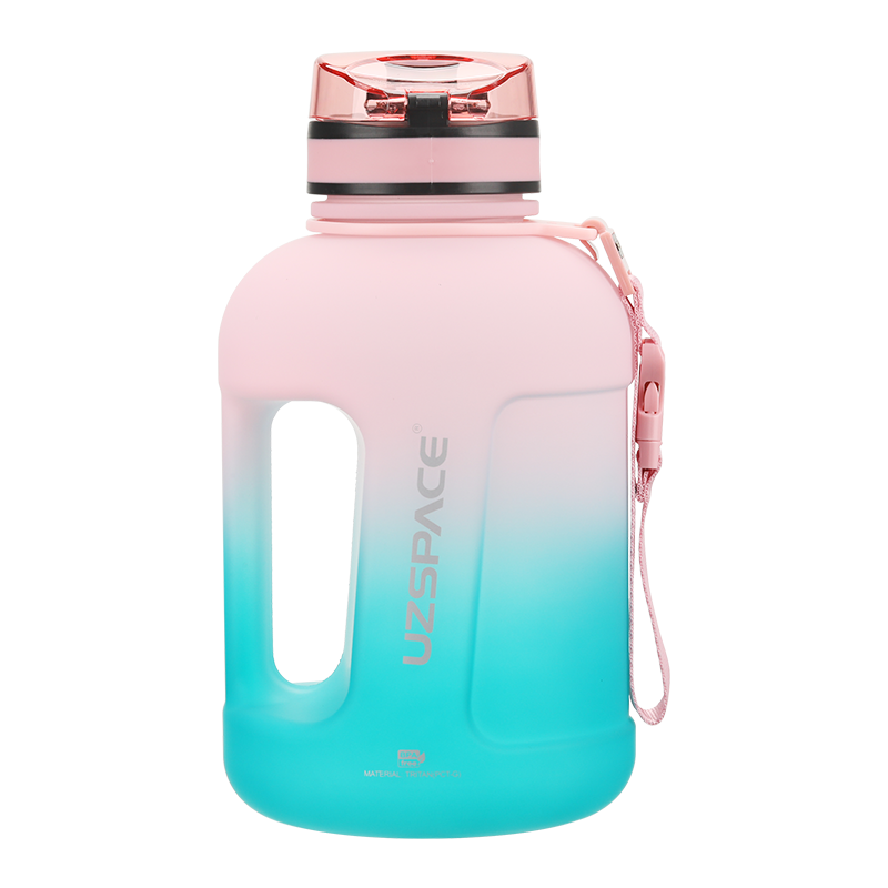 Uzspace Gradient Tritan Water Bottle BPA Free Leakproof Gym Bottle Uzspace