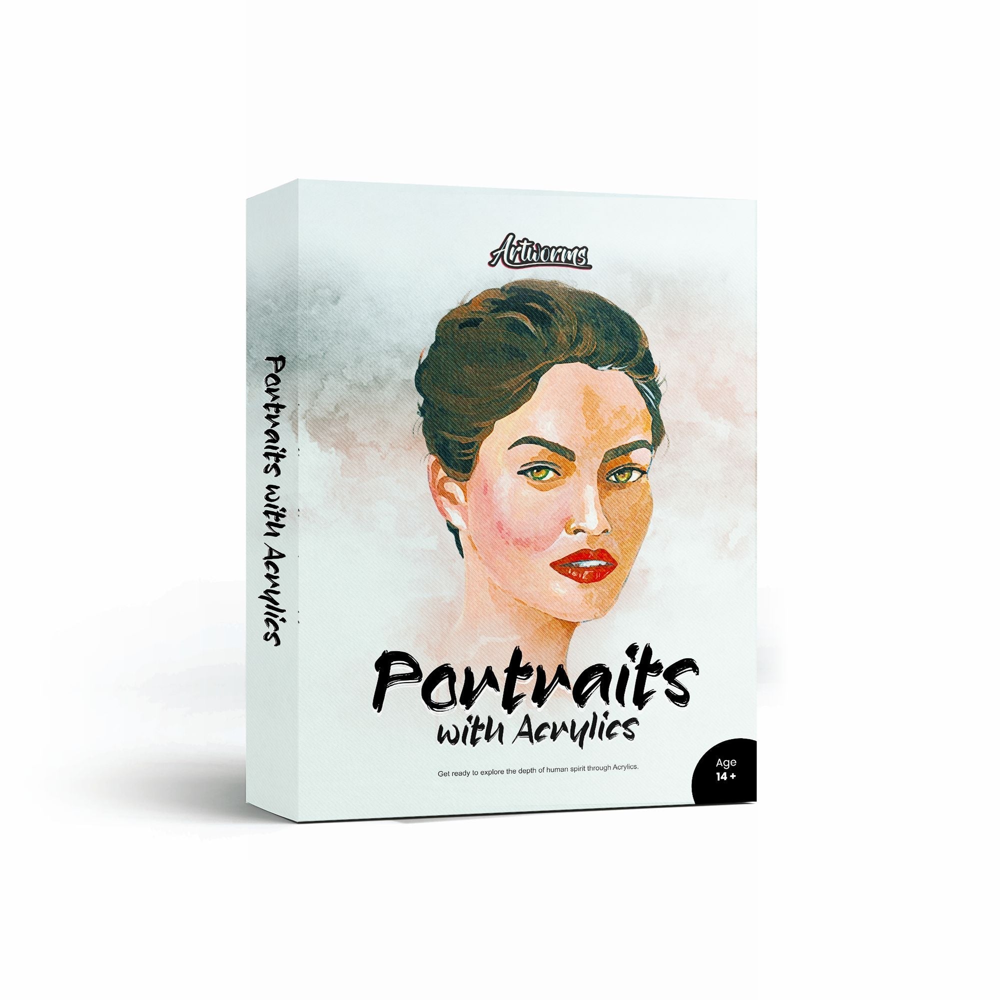 Artworms Portraits with Acrylics - Art Kit Artworms