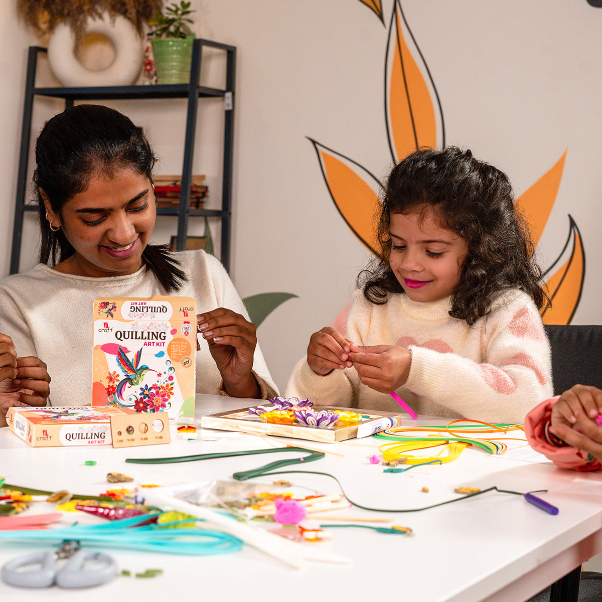 iCraft Beginner Quilling Kit for Kids - Paper Craft Activity iCraft