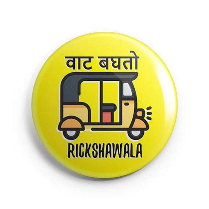 Mooch Magnetic Badge - Rickshawala Mooch