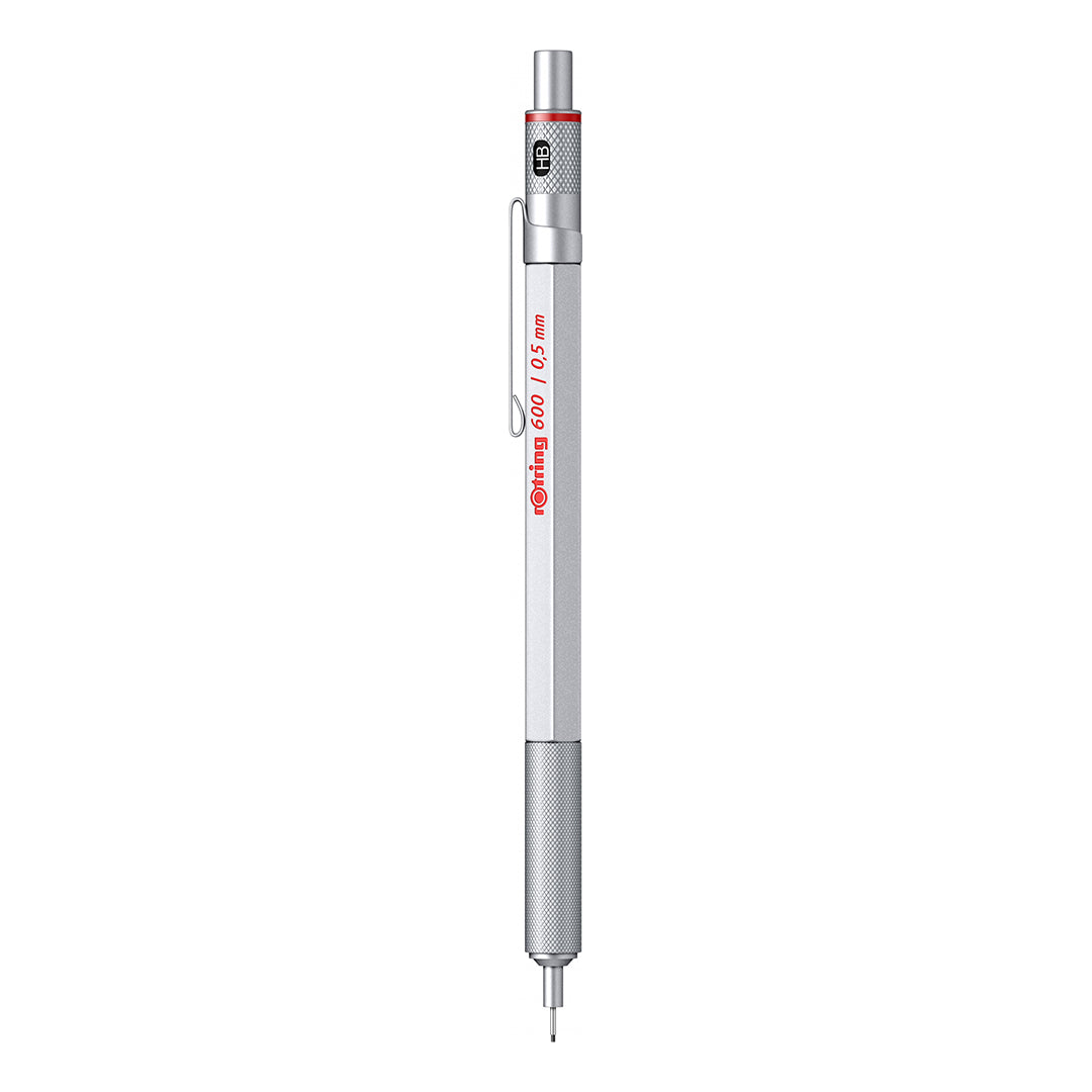 Rotring | Mechanical Pencil | 600 Series | Silver | 0.5mm Rotring