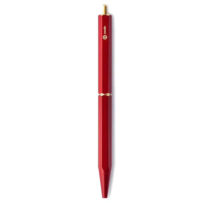 Ystudio | Ballpoint Pen | Classic Revolve | Portable Brassing | Red YSTUDIO