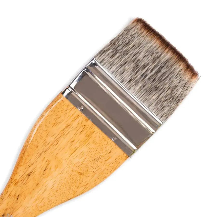 STATIONERIE Artists Hake Flat Watercolour Brush for Watercolor Pottery Painting Arts Stationerie