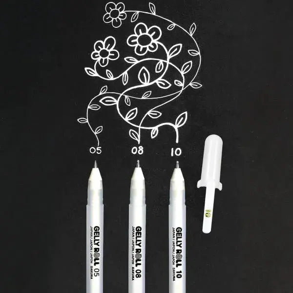 Sakura Gelly Roll White Pen Sakura