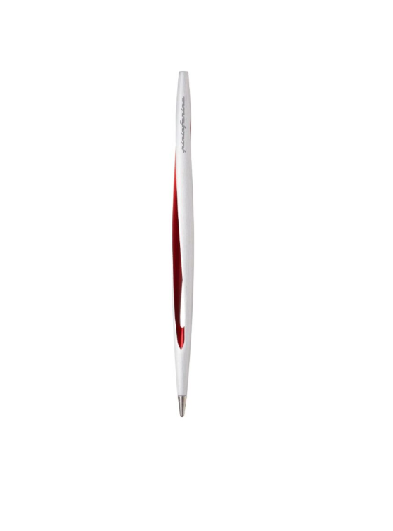 Pininfarina | Aero Red Pencil | Ethergraf® metal alloy tip | Raw Concrete Desk Stand Pininfarina