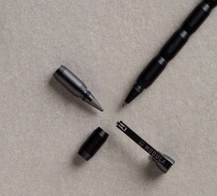 Pininfarina | Forever Modula | Aluminum | GrafeeX Tip Pencil & Ballpoint Pen | Black Pininfarina