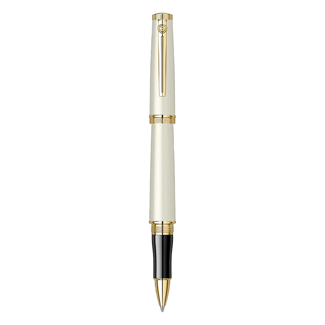 Scrikss | Heritage | Rollerball Pen | Ivory Gold-GT Scrikss