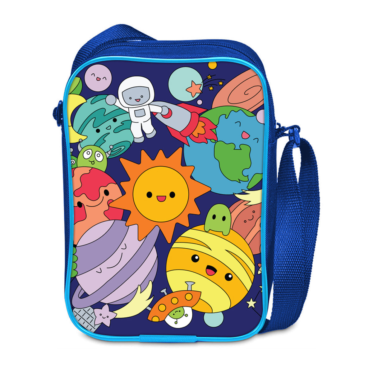 iCraft SPACE Sling Bag DIY Kit for Kids - Paint & Carry iCraft