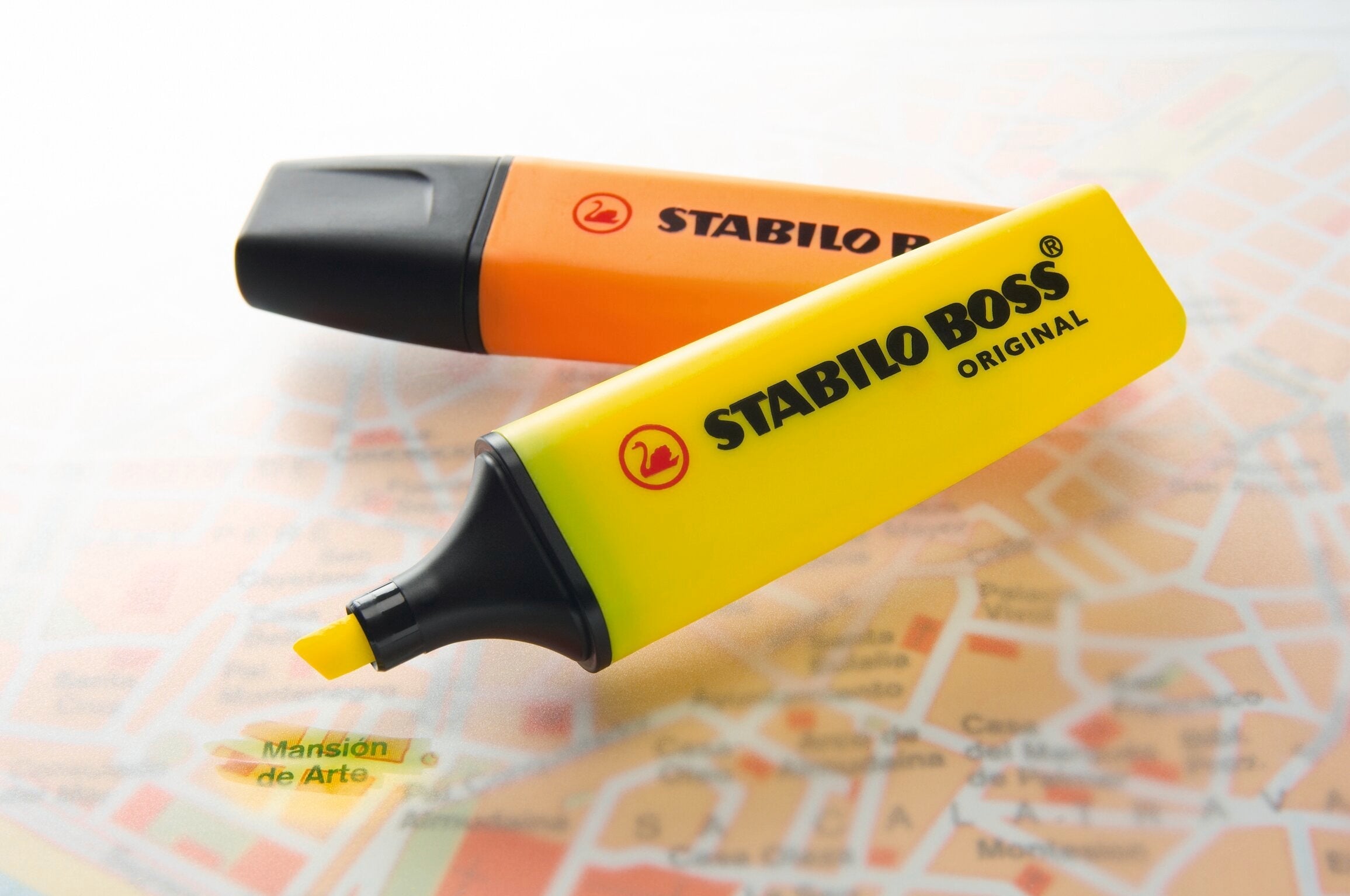 Stabilo Boss Highlighter Cardb-Pack Of 2  Blister - Yellow Stabilo