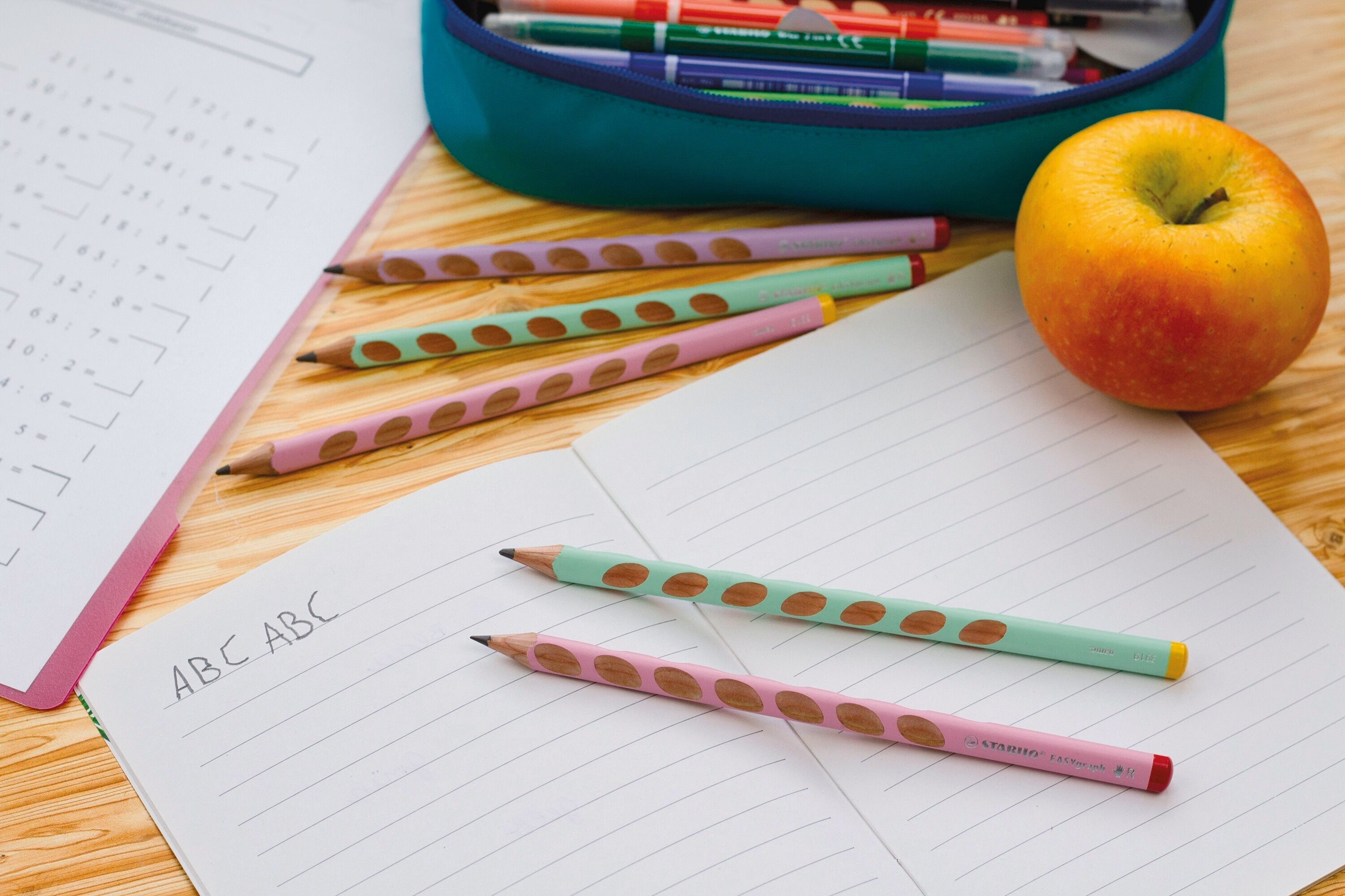Stabilo Easygraph Pencil Pastel Hb Pink Right Handed - Pack Of 2 Stabilo