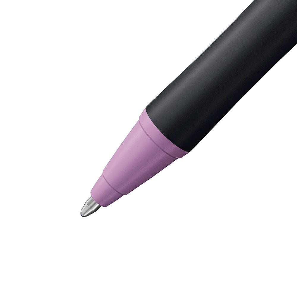 Stabilo Pointball Naturecol Wildflower - Grey Violet with Blue Ink Ballpoint Pen - Pack of 10 Stabilo