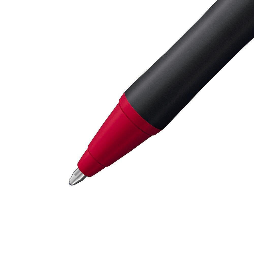 Stabilo Pointball Naturecol Wildflower - Burgundy with Blue Ink Ballpoint Pen - Pack of 10 Stabilo