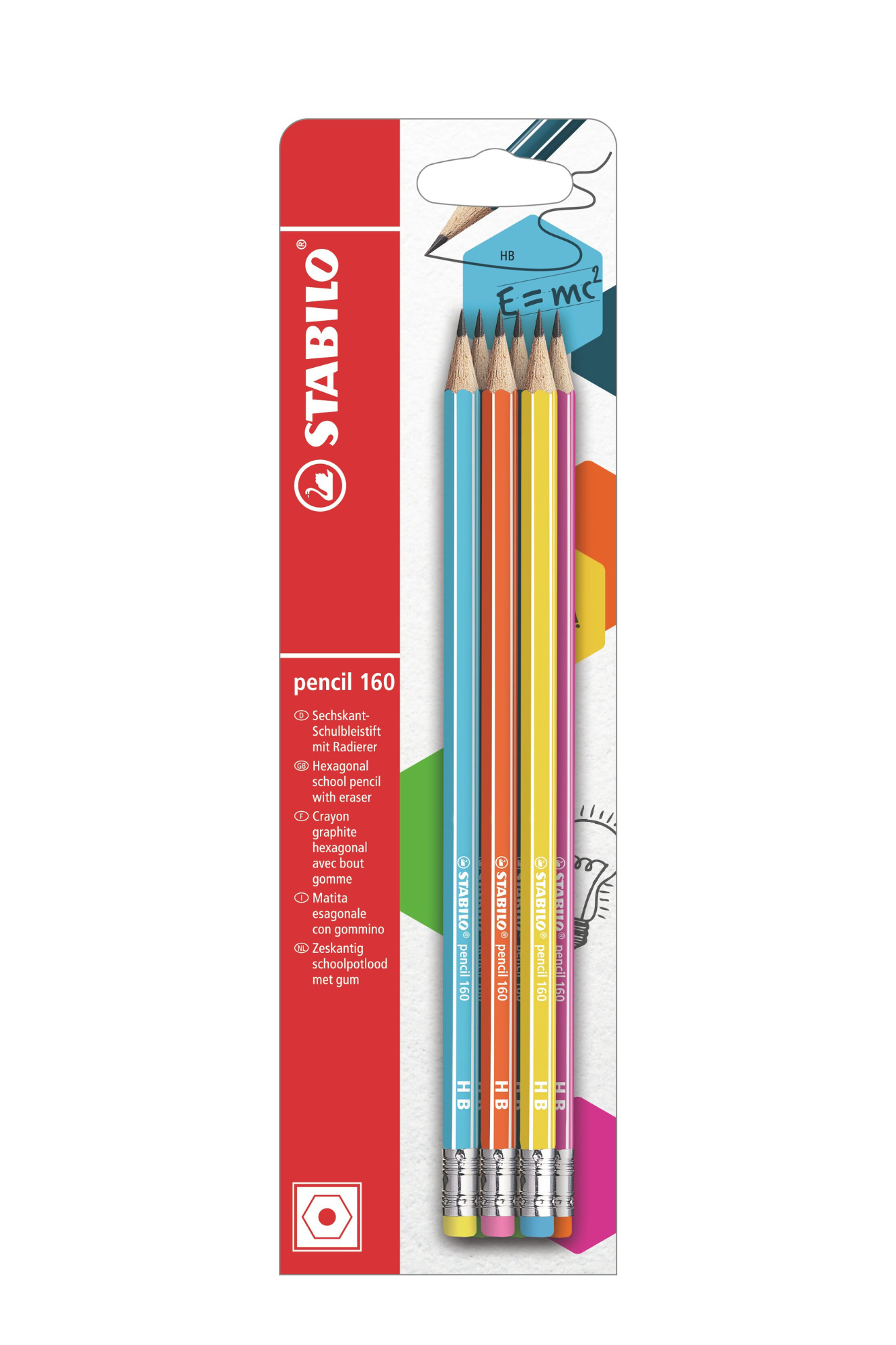 Stabilo Pencil 160-Hb Pack Of 6  Blister