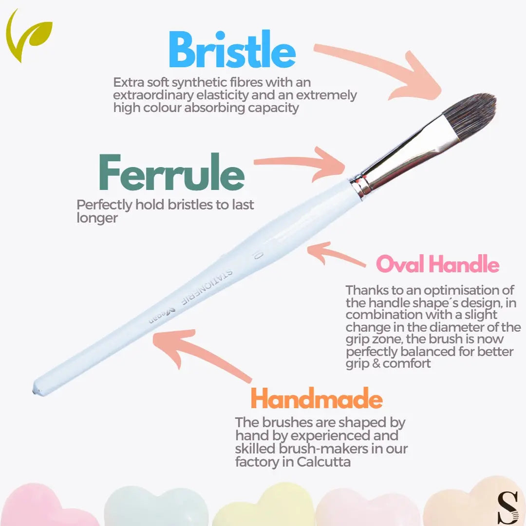 Stationerie Filbert Set Of 5 Candy Stationerie