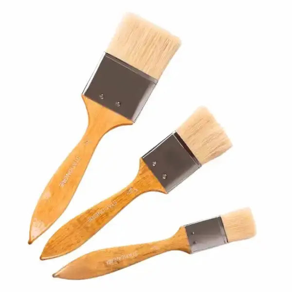 Stationerie Hog Wash Inch Brush Set Of 3 Stationerie