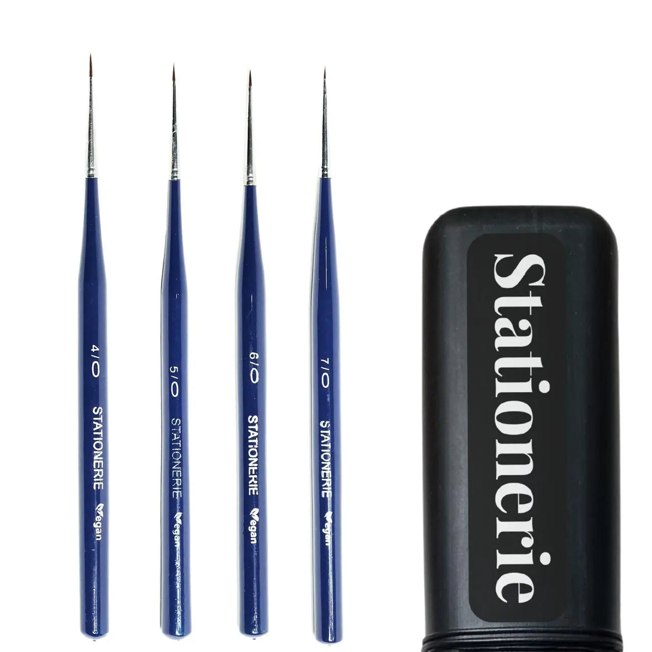 Stationerie Ultra Micro Spotter Set Of 4 Kolinsky Synthetic Stationerie