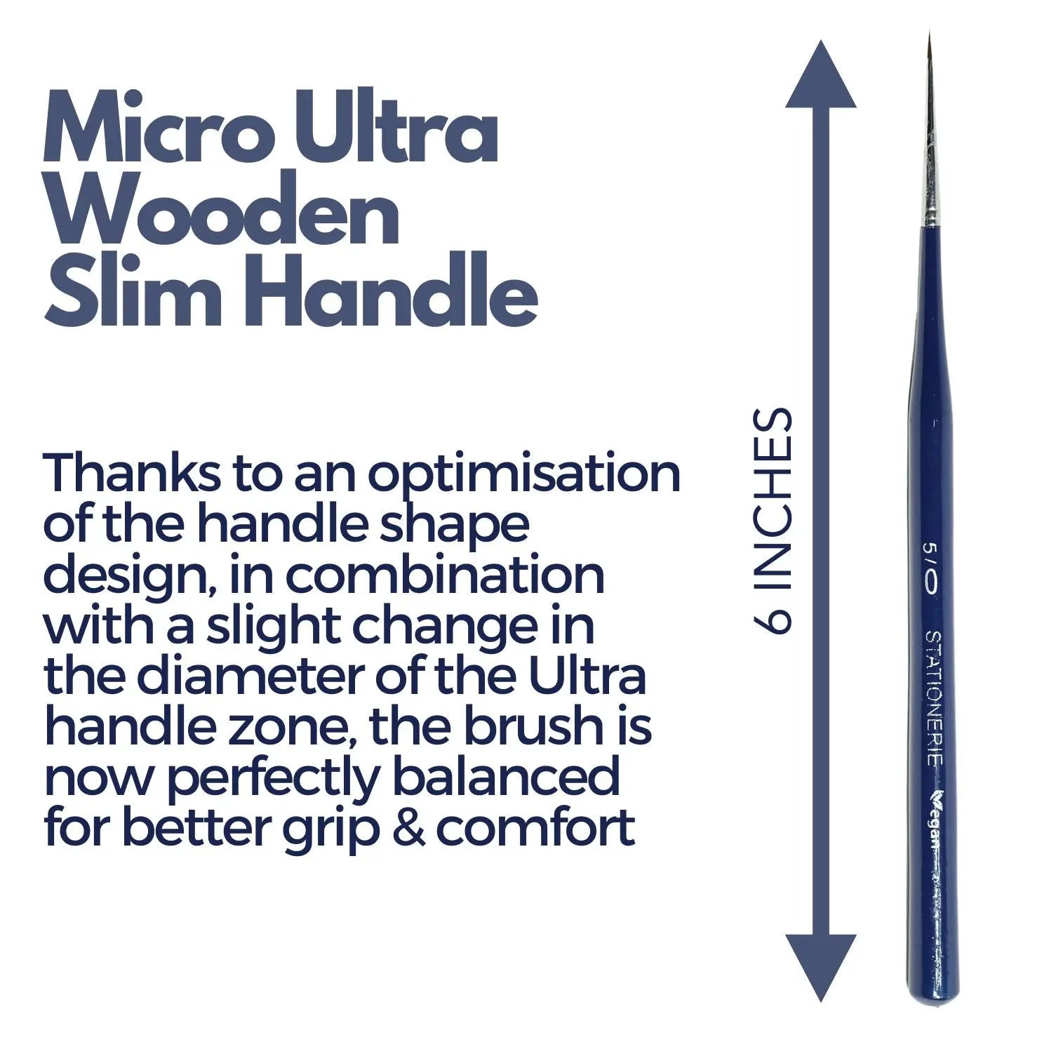 Stationerie Ultra Micro Spotter Set Of 4 Kolinsky Synthetic Stationerie