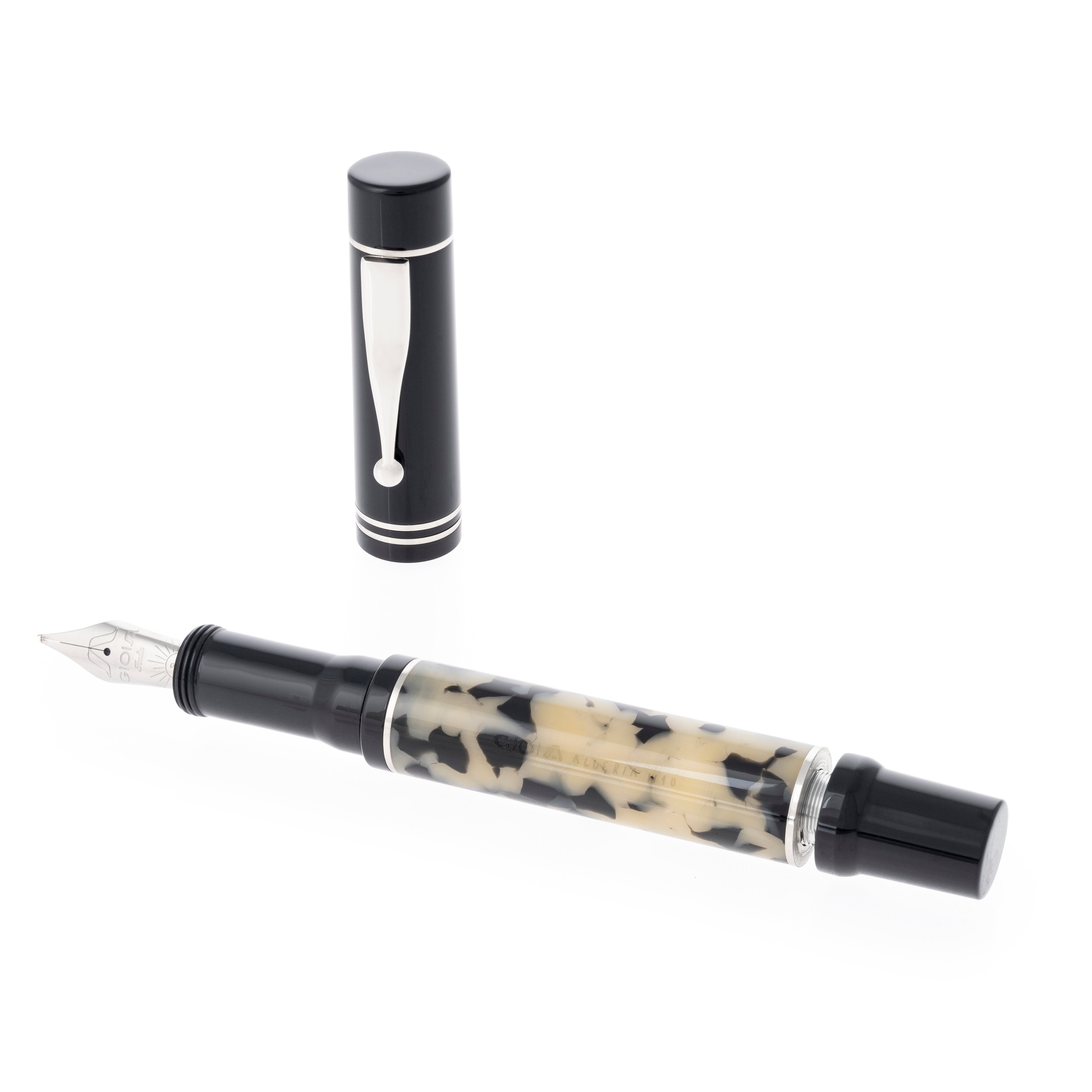 Gioia | Alleria | Fountain Pen | Tramonto | Shinny Black | Rhodium Trims Gioia