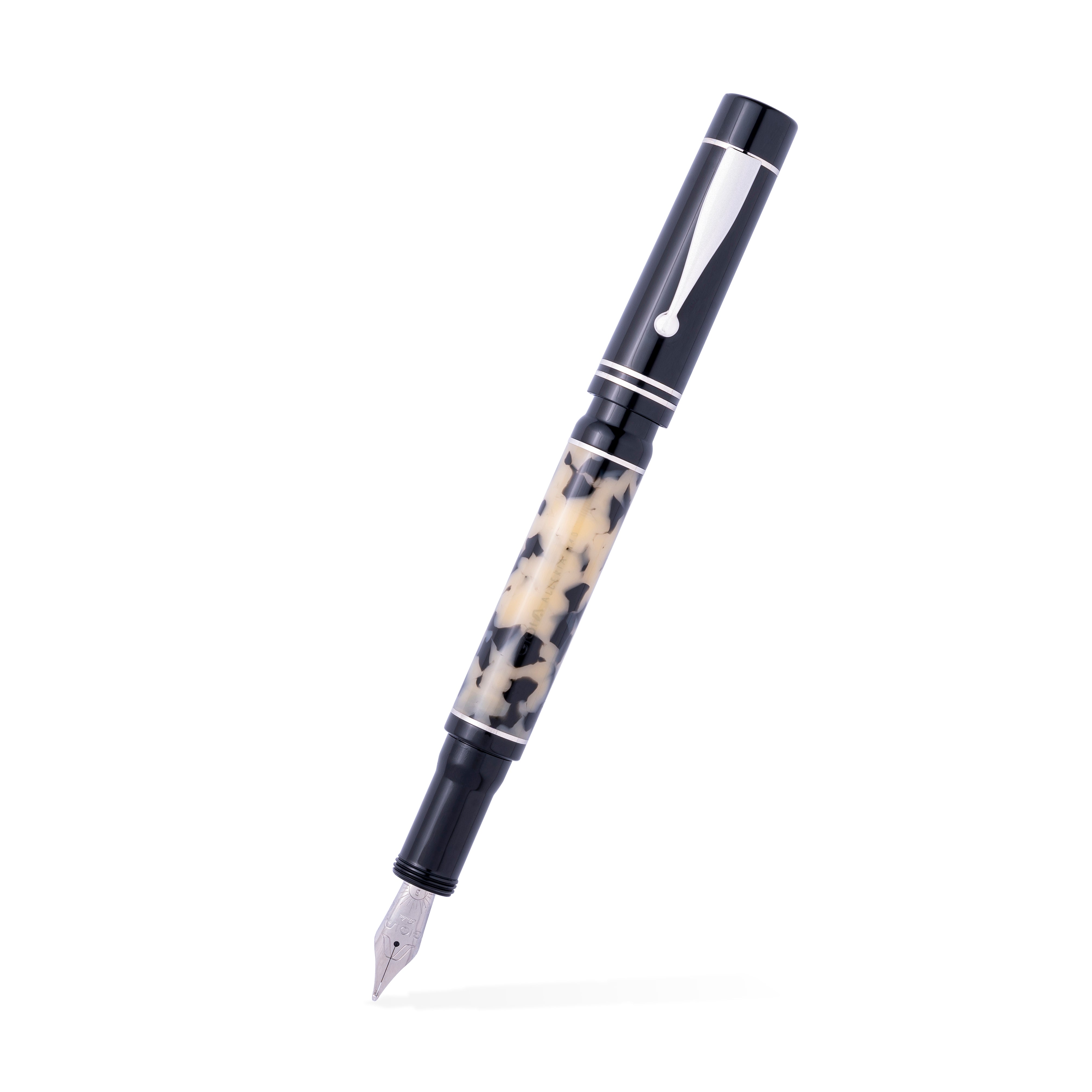 Gioia | Alleria | Fountain Pen | Tramonto | Shinny Black | Rhodium Trims Gioia