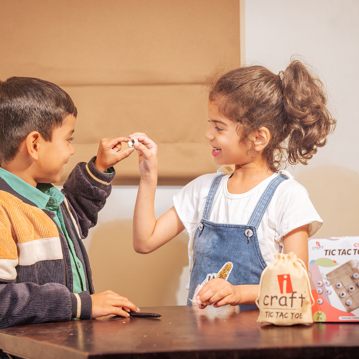 iCraft Clay Tic Tac Toe DIY Game Kit - Fun Craft for Kids iCraft