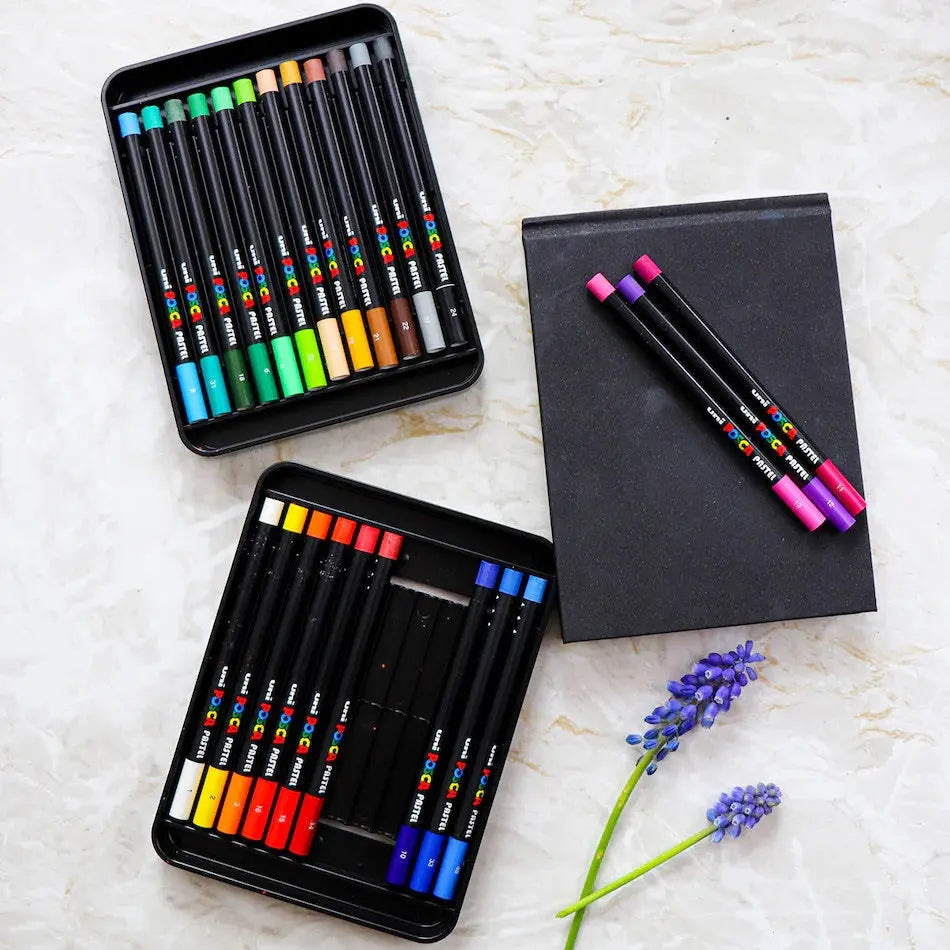 Add to your POSCA art journey with Pencils and Pastels - uni-ball