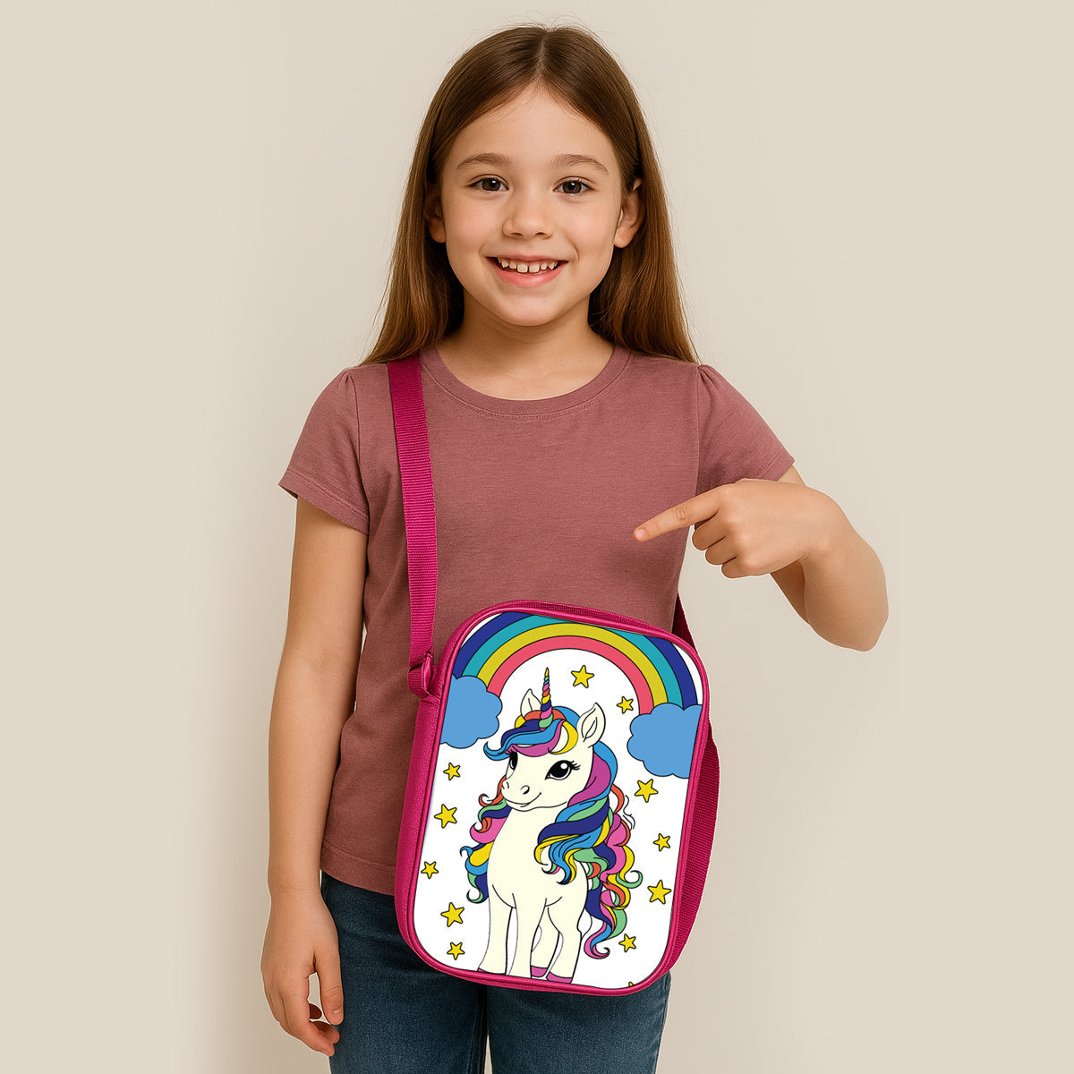 iCraft UNICORN DIY Sling Bag for Kids - Color & Carry iCraft