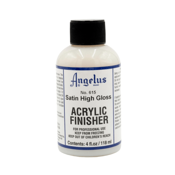 Angelus Satin High Gloss Leather Paint Finisher - 118ml Angelus
