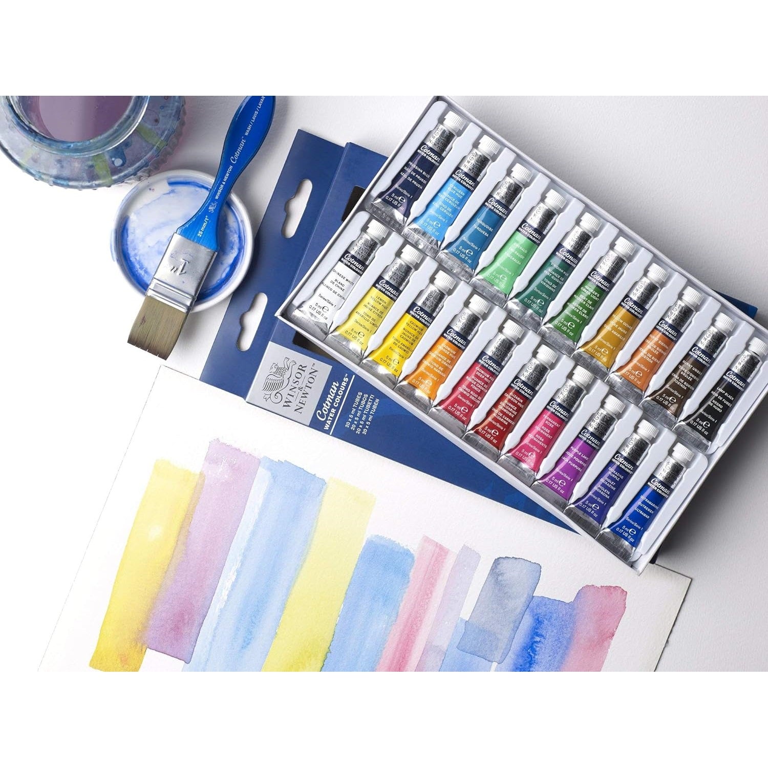 Winsor & Newton Cotman Water Colours - 20 X 5Ml Tubes