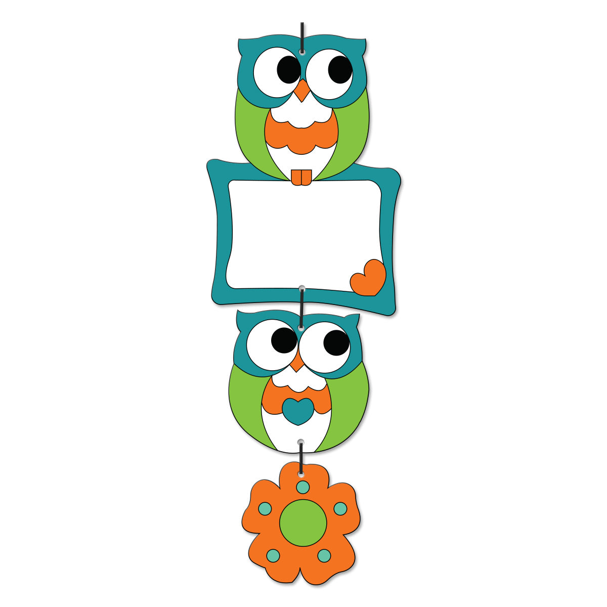 iCraft DIY Owl Danglers Kit - Creative Hanging Art for Kids iCraft