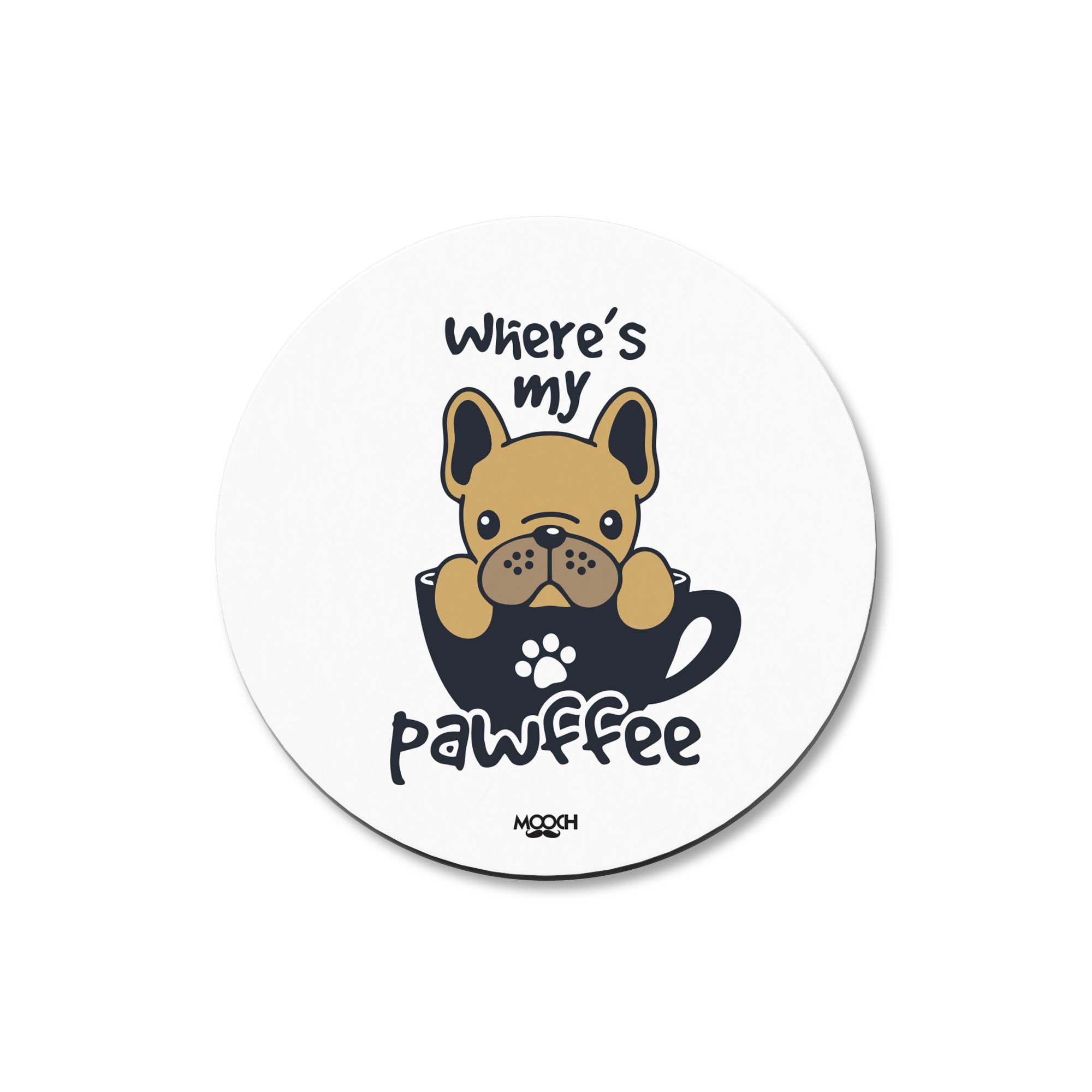 Mooch Magnetic Coaster - Where'S My Pawfee