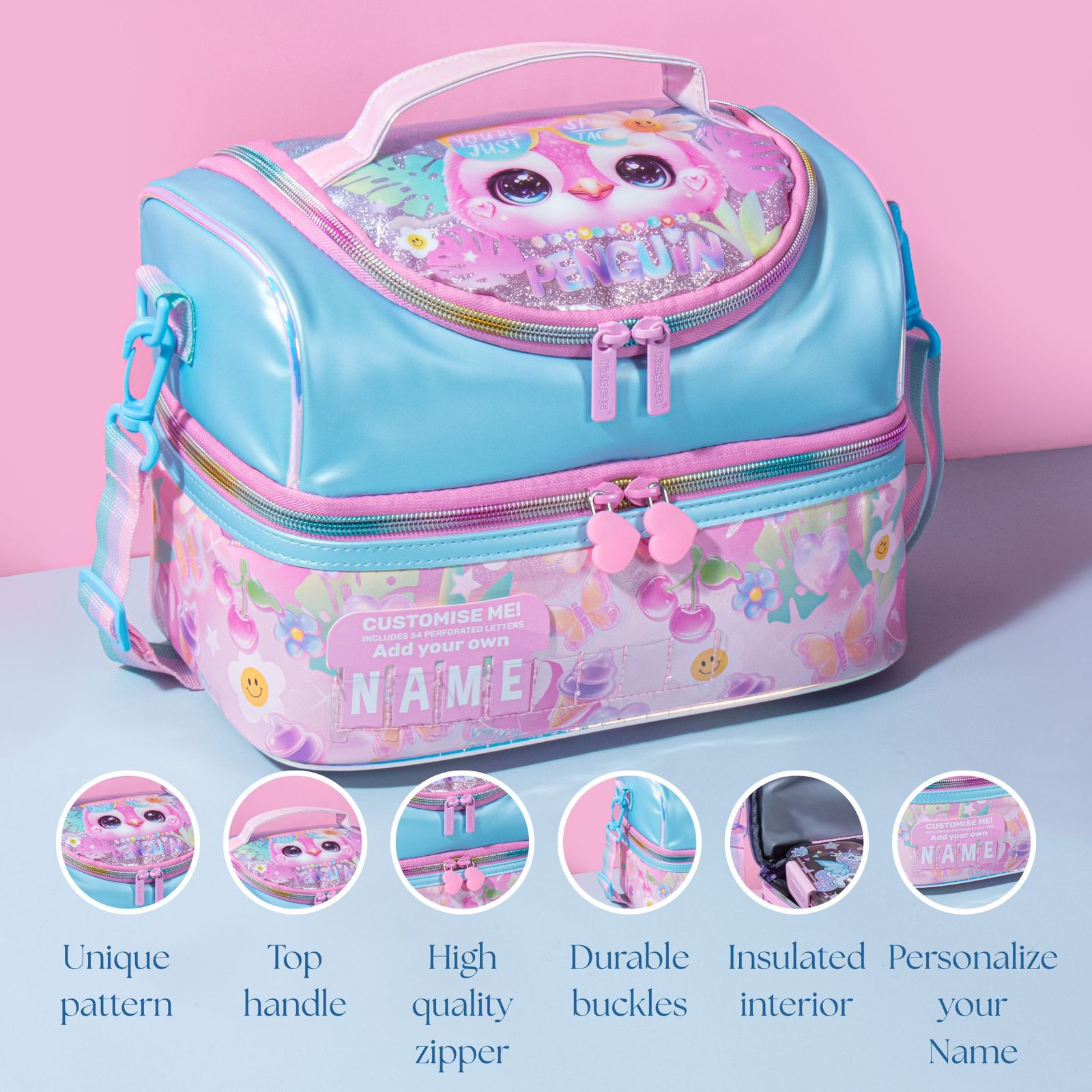 Kidgets 6005-Lunch Bag Double Decker Kidgets