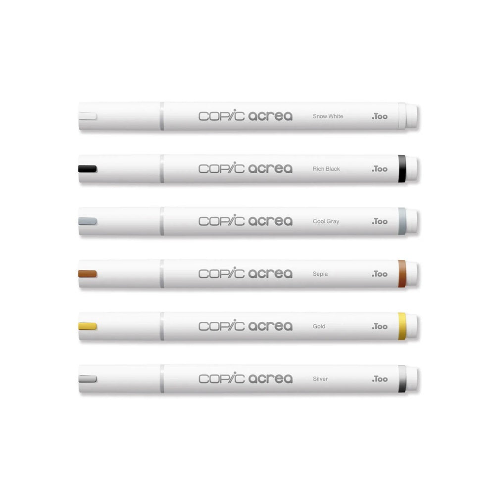 Copic Acrea Paint Markers Set of 6