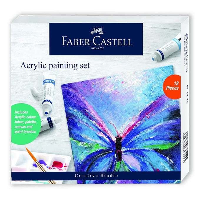 Faber Castell Creative Studio Acrylic Painting Kit Faber Castell