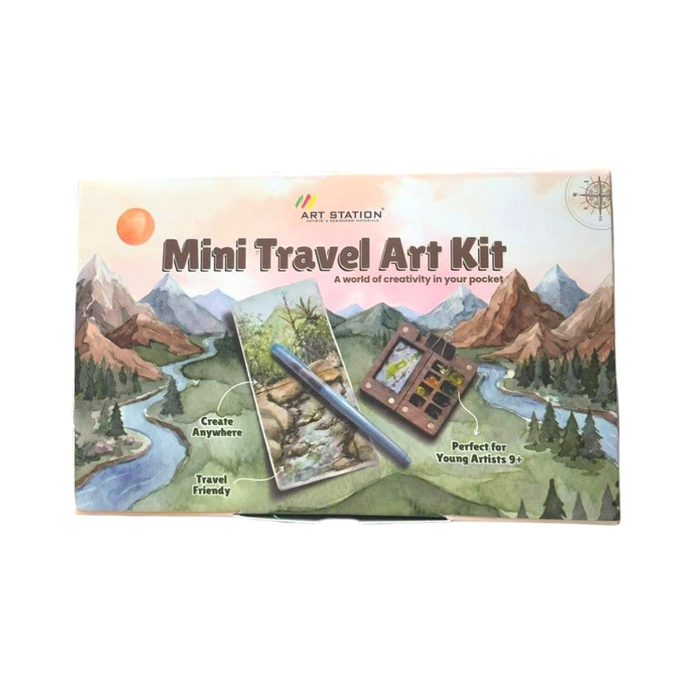 Artstation Mini Travel Art Kit Portable Watercolour Sketch Kit