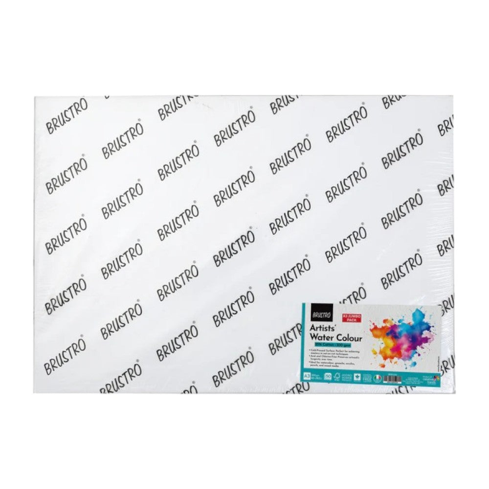 Brustro Artists 25% Cotton Watercolour Paper - 300 GSM - Cold Pressed