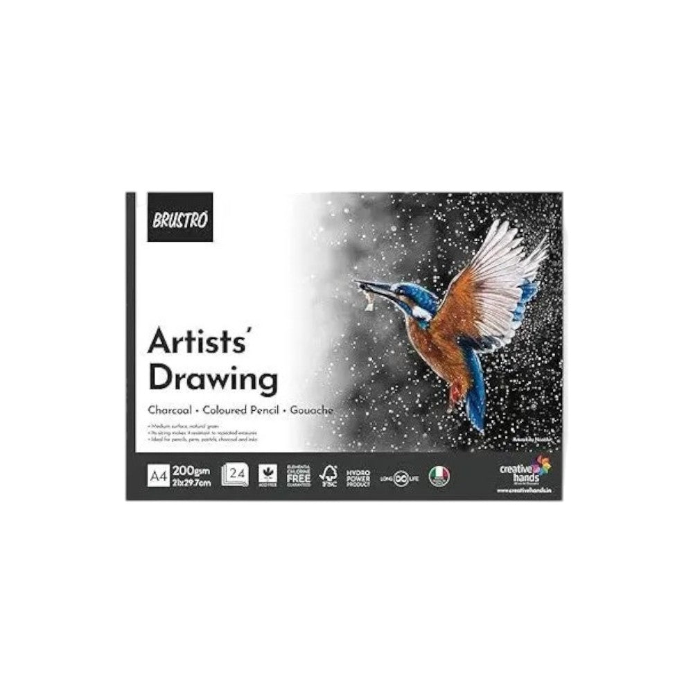 Brustro Artist Drawing Glued Pad A4 - 200 GSM - Cover Image
