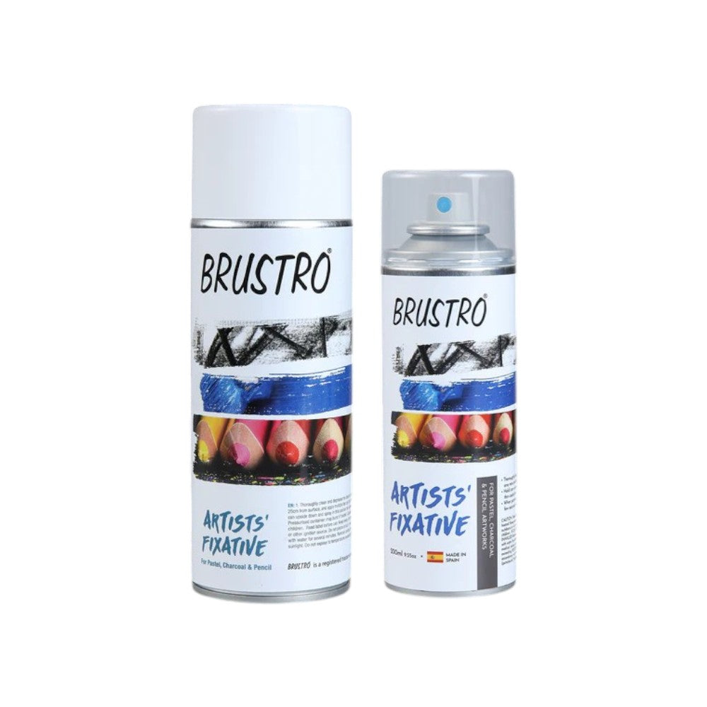 Brustro Artist Fixative Spray 200ml and 400ml – For Pastel & Charcoal