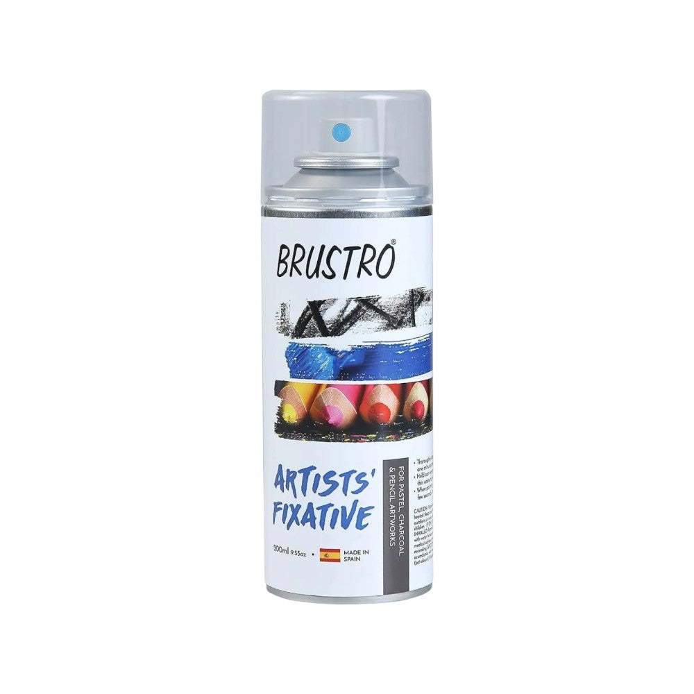 Brustro Artist Fixative Spray 200ml – For Pastel & Charcoal