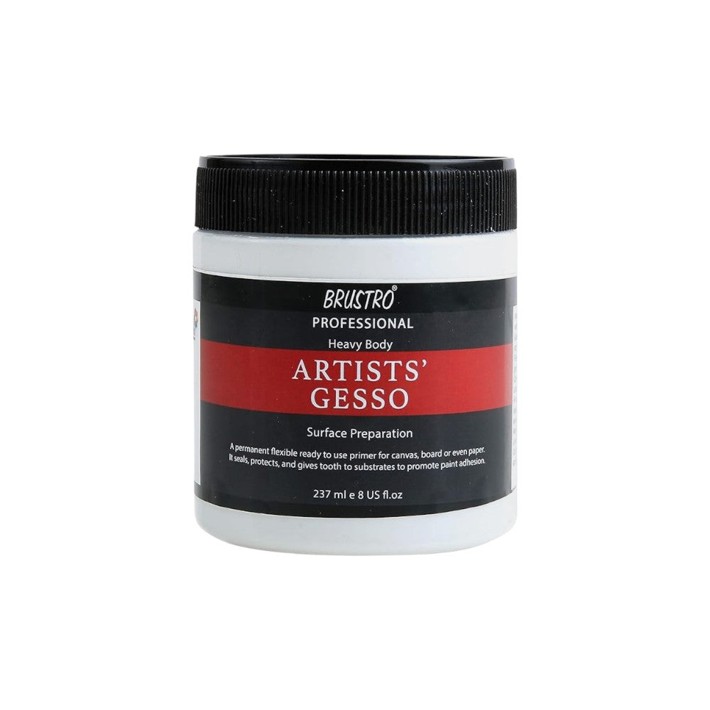 Brustro Professional Gesso 237ml Front View