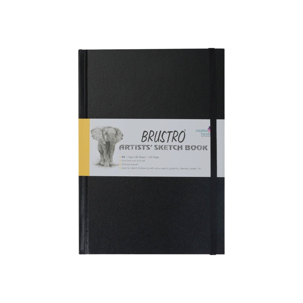 Brustro Stitched Sketchbook - 90/110 GSM - A6 to A3 Sizes