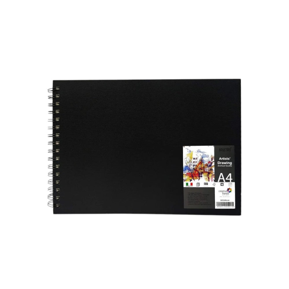 Brustro Sketch Book - Wiro Bound - 160 GSM - Portrait & Landscape
