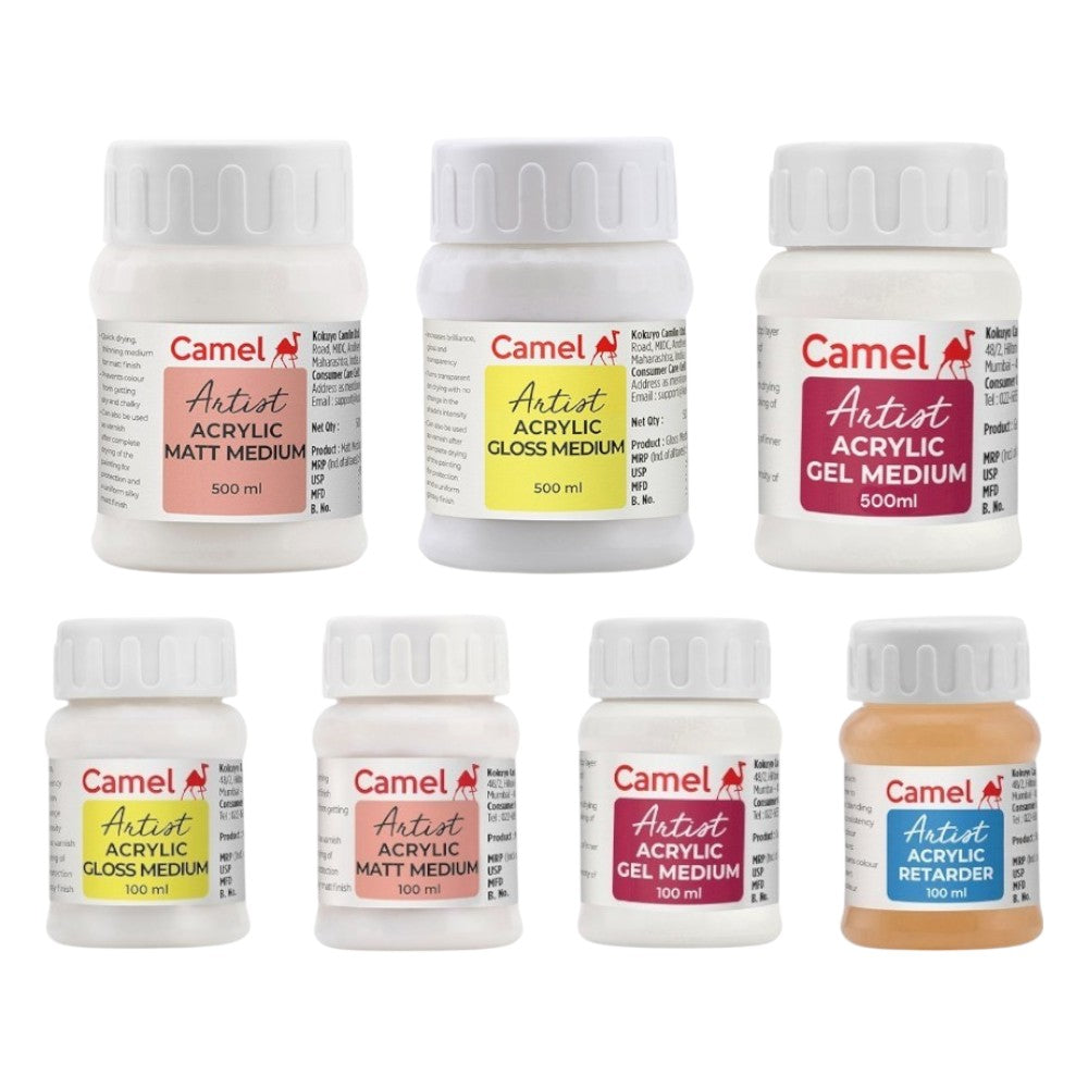 Camel Acrylic Mediums For Painting Camel