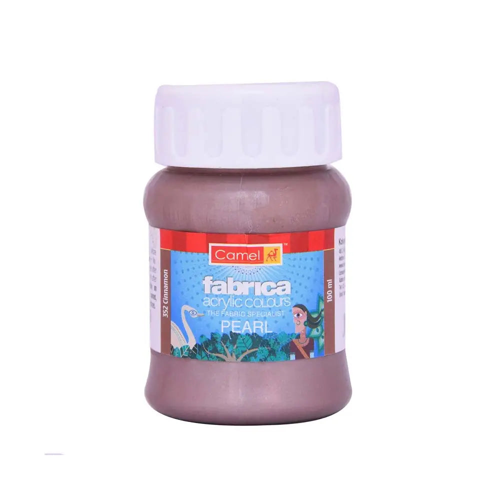 Camel Fabrica Acrylic Colours 100ml - Classic, Pearl & Metallic Shades