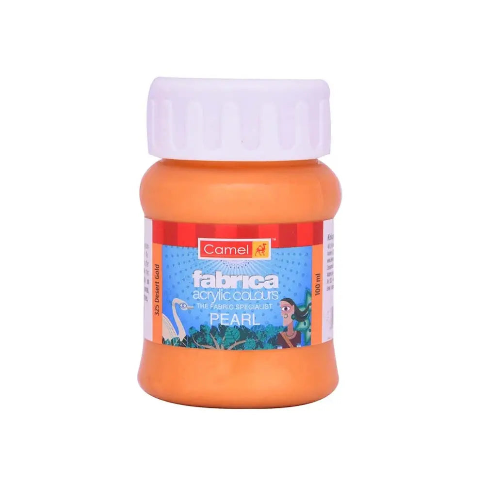 Camel Fabrica Acrylic Colours 100ml - Classic, Pearl & Metallic Shades