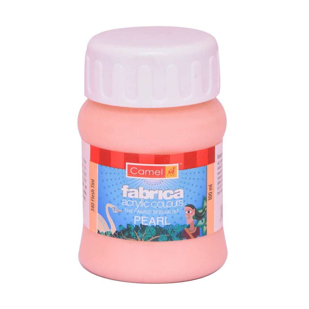 Camel Fabrica Acrylic Colours 100ml - Classic, Pearl & Metallic Shades