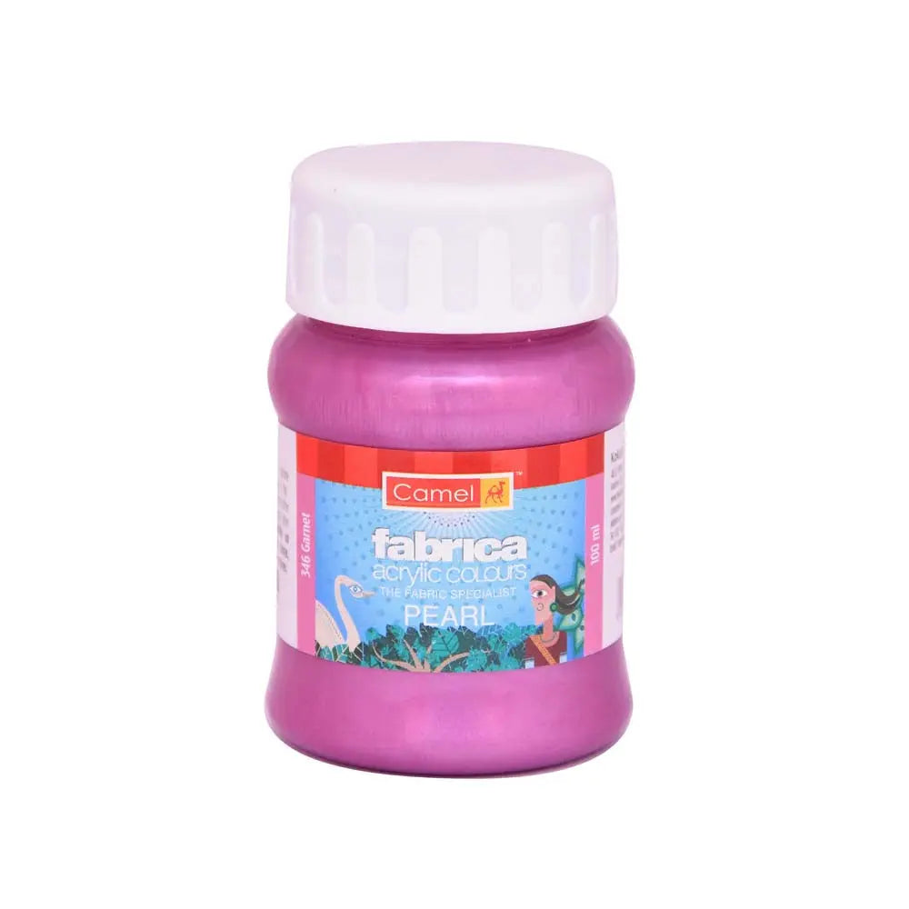 Camel Fabrica Acrylic Colours 100ml - Classic, Pearl & Metallic Shades